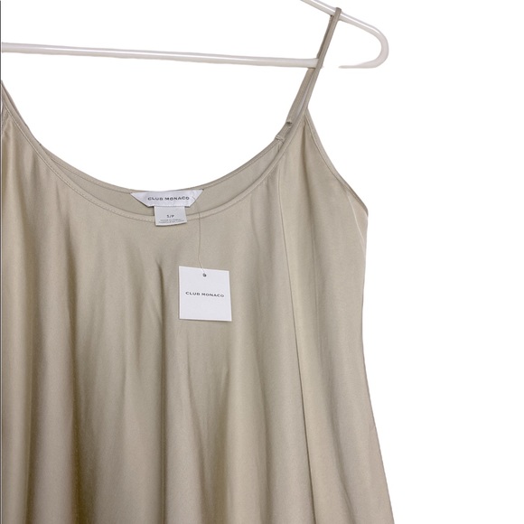 NWT Club Monaco Tan Trapeze Cami Tank Top Size S/P - Picture 3 of 4